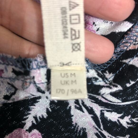 Intimately Free People Stevie Printed Maxi Slip Dress in Graphite Combo Medium - Picture 9 of 11